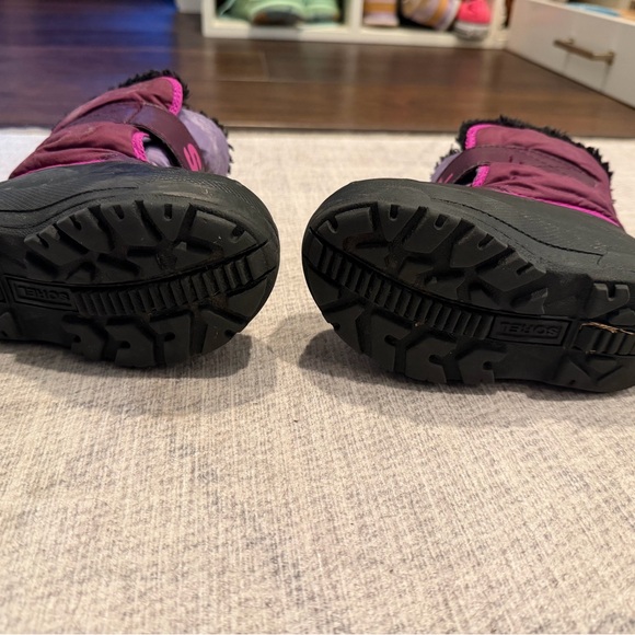 Sorel Kids' Purple and Black Snow Boots - Picture 5 of 5